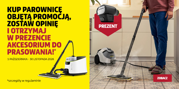 Kup parownicę, zostaw opinię i odbierz prezent