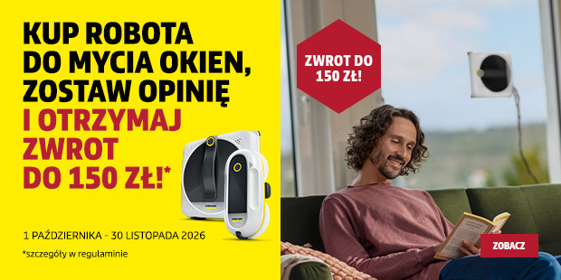 Kup robota do mycia okien, zostaw opinie i odbierz zwrot