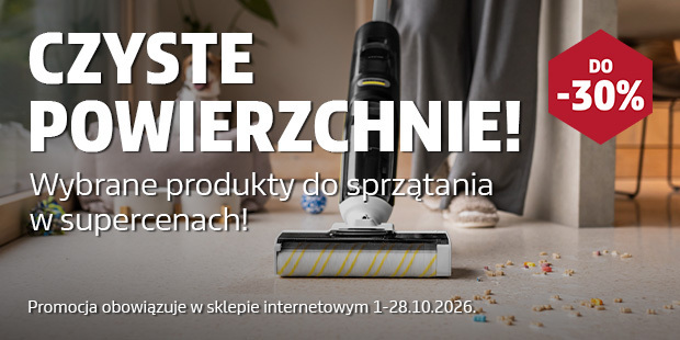 Wybrane produkty do czyszczenia powierzchni w supercenach!