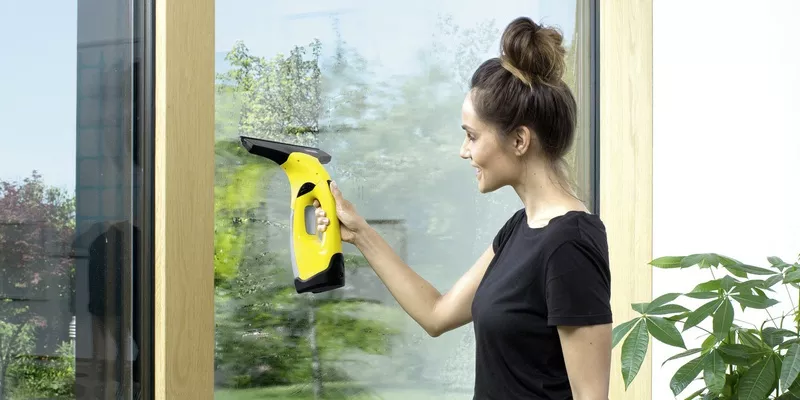 Vacuum dirty water with cordless window vac.
