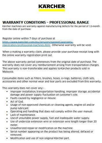 Warranty Condition Prof 2019