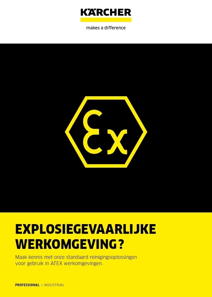 Cover brochure over explosiegevaarlijke werkomgeving Cover brochure over explosiegevaarlijke werkomgeving