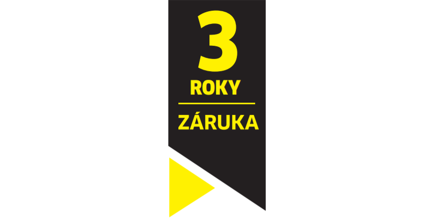 3 roky záruka 3 roky záruka
