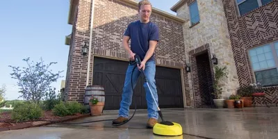 Karcher 11 Inch Surface Cleaner Cleans Driveway