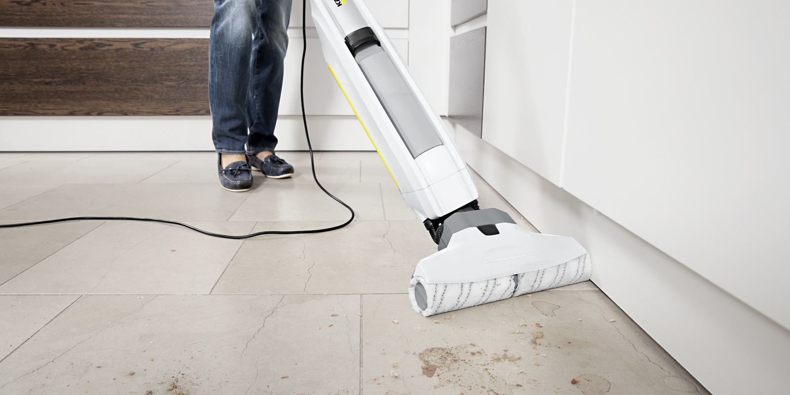 Karcher FC 5 Premium Cleans Kitchen Tile Floors Karcher FC 5 Premium Cleans Kitchen Tile Floors