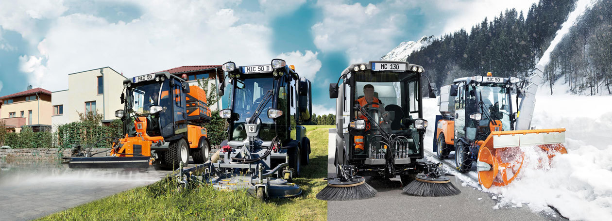 Kärcher redskapsbærere hele året rundt