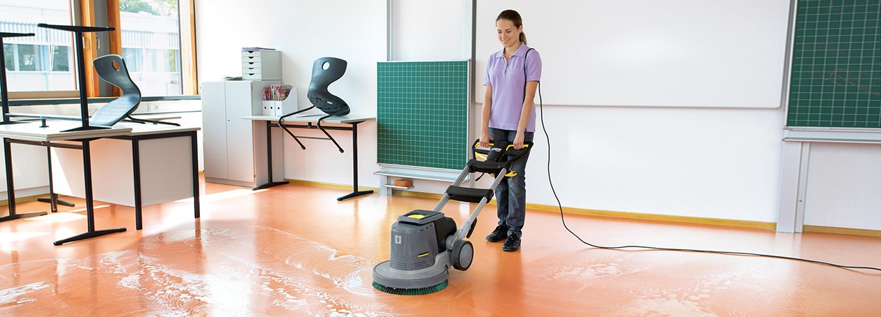 schrobzuigmachine Kärcher eenschijfsmachines