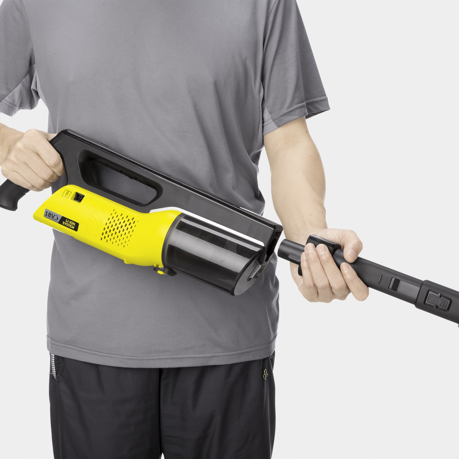 Karcher VC 4i Stick Vac Converts to Hand Vac in Seconds Karcher VC 4i Stick Vac Converts to Hand Vac in Seconds