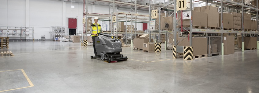 2. Diferenciais exclusivos de uma máquina industrial de lavar piso Kärcher 2. Diferenciais exclusivos de uma máquina industrial de lavar piso Kärcher