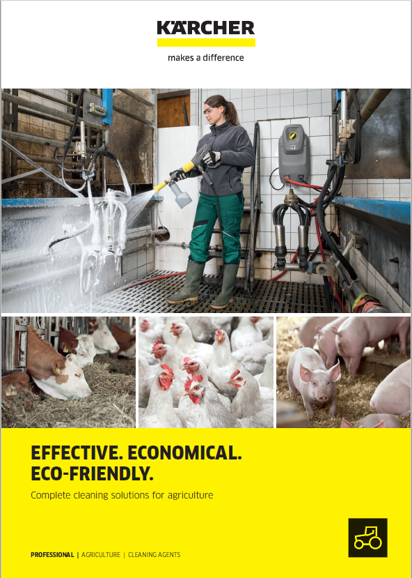 Brosjyre landbruk rengjøringsmidler