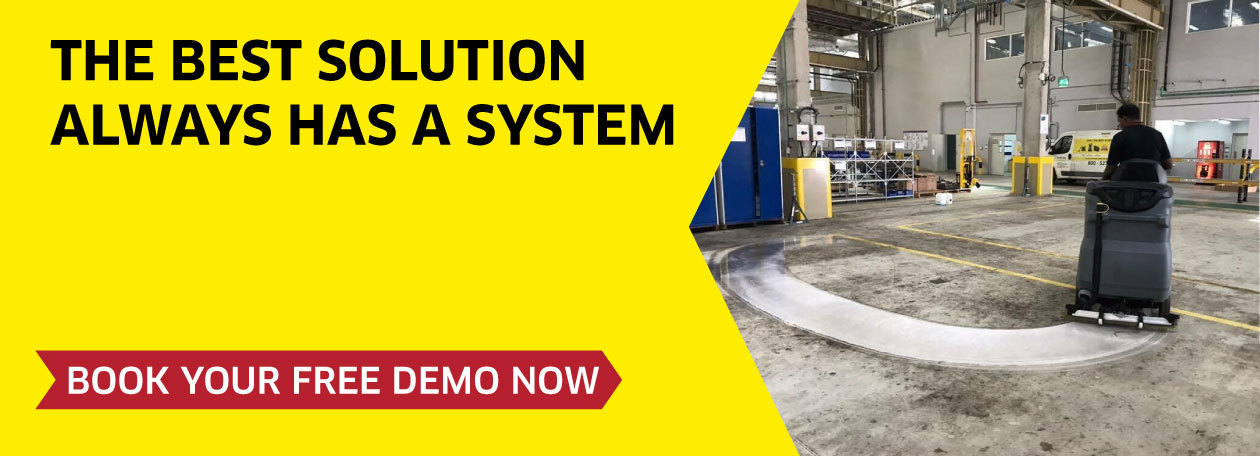 Free Demo scrubber driers walk behind dubai UAE middle east