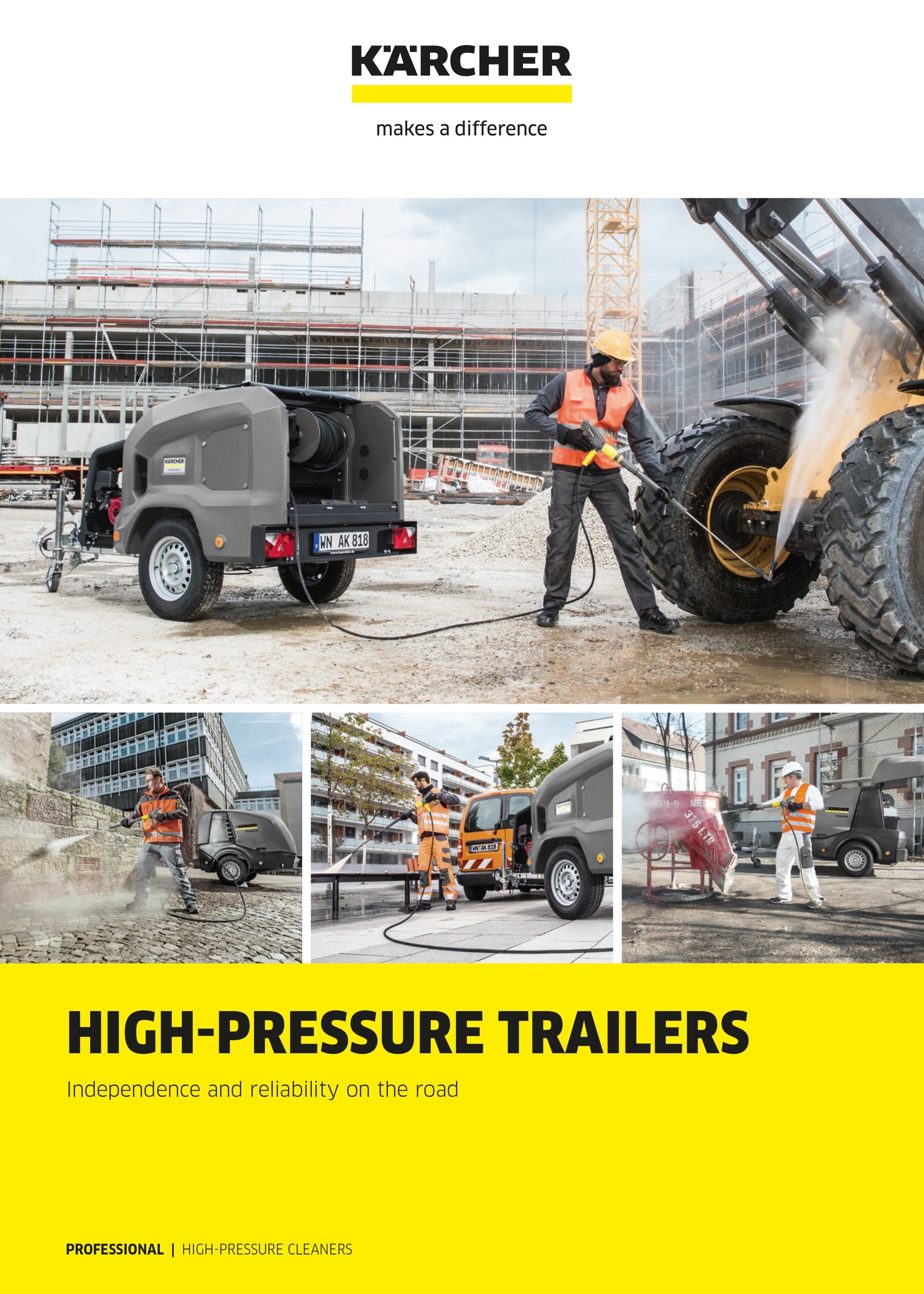 Haagisel kõrgsurvepesurid