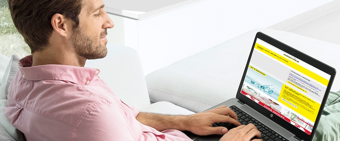 Suscripción newsletter de Kärcher Chico que se suscribiendo a nuestra Newsletter