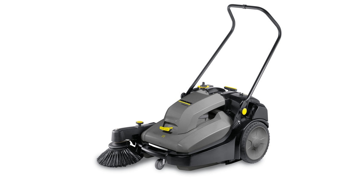 Ručně vedený zametací stroj s elektrickým pohonem