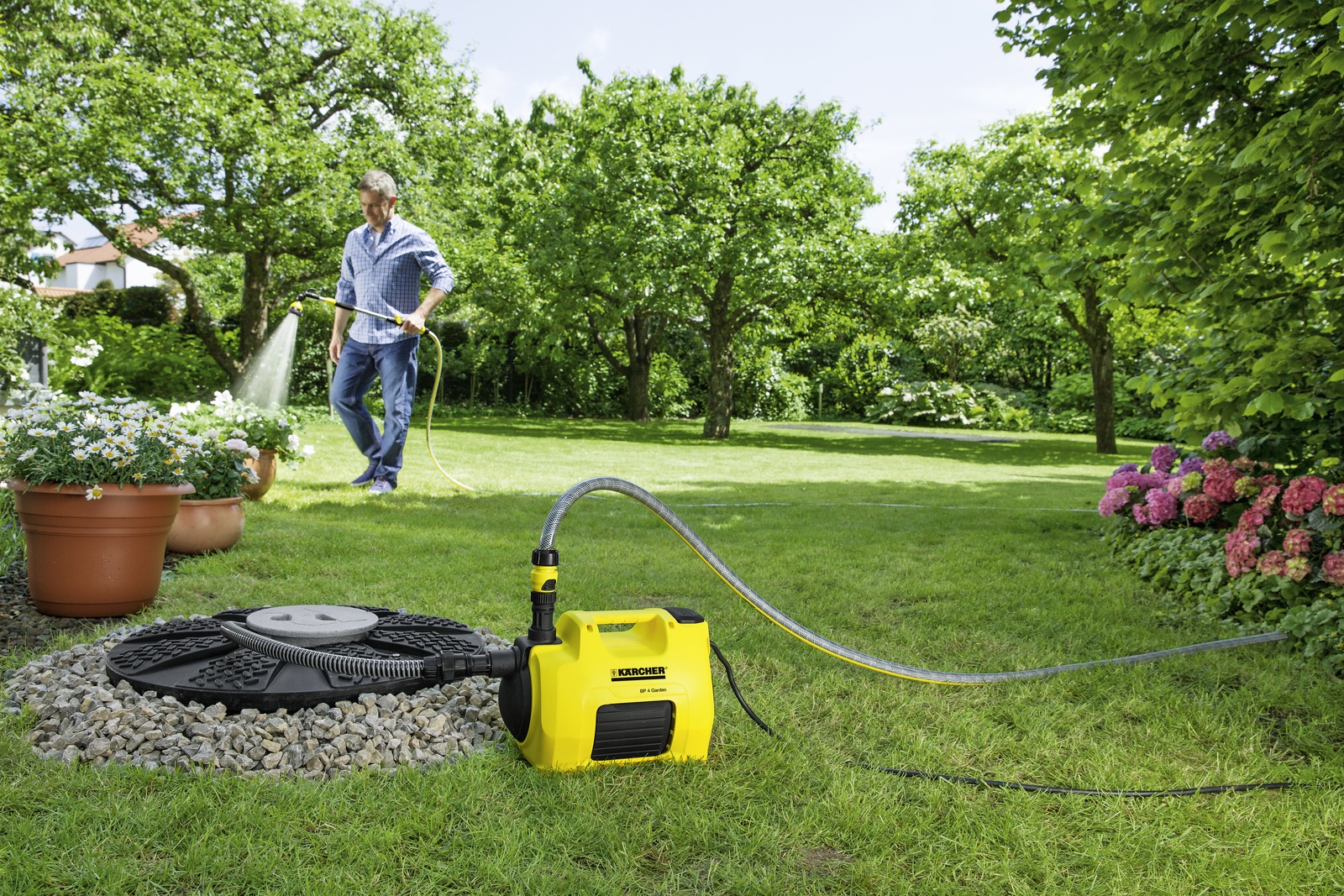 Használj BP 4 Garden szivattyút ciszternából való öntözéshez! BP 4 Garden szivattyú használata ciszternából való öntözéshez