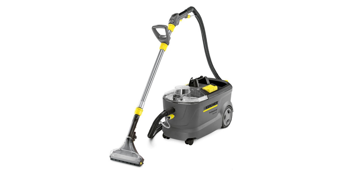 Tepovací stroj Kärcher Puzzi 10/1 s podlahovou hubicí/hubicí na čalounění