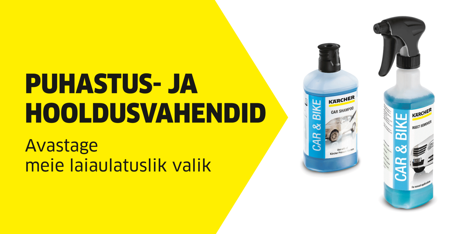 Puhastus- ja hooldustooted kodukasutajale