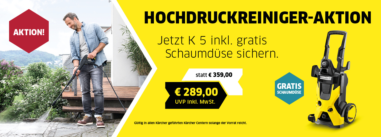 Hochdruckreiniger Aktion Kärcher Hochdruckreiniger Aktion bei Kärcher