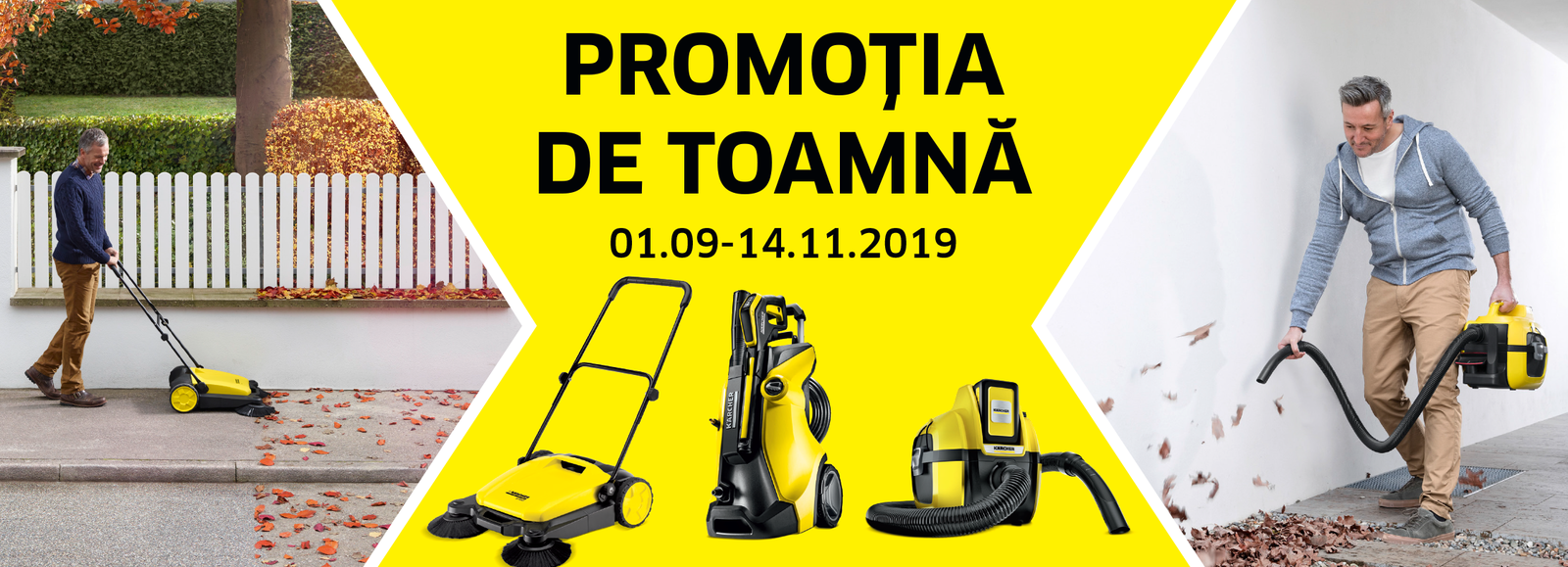 Banner Promo toamna Promotii Karcher Romania