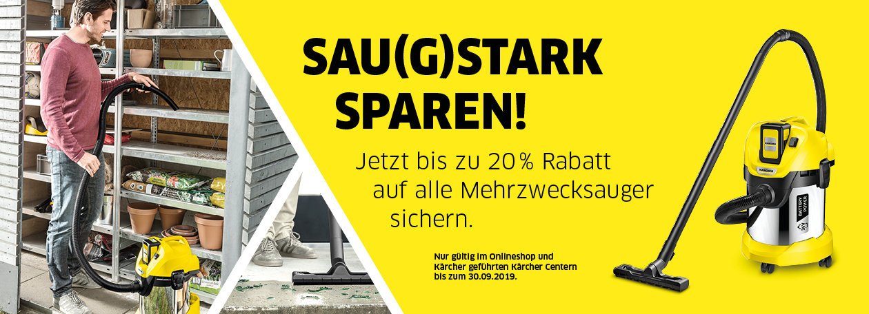 Mehrzwecksauger Aktion bei Kärcher Mehrzwecksauger Kärcher Aktion