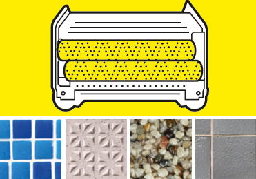 Borsthuvud med borstvalsteknik