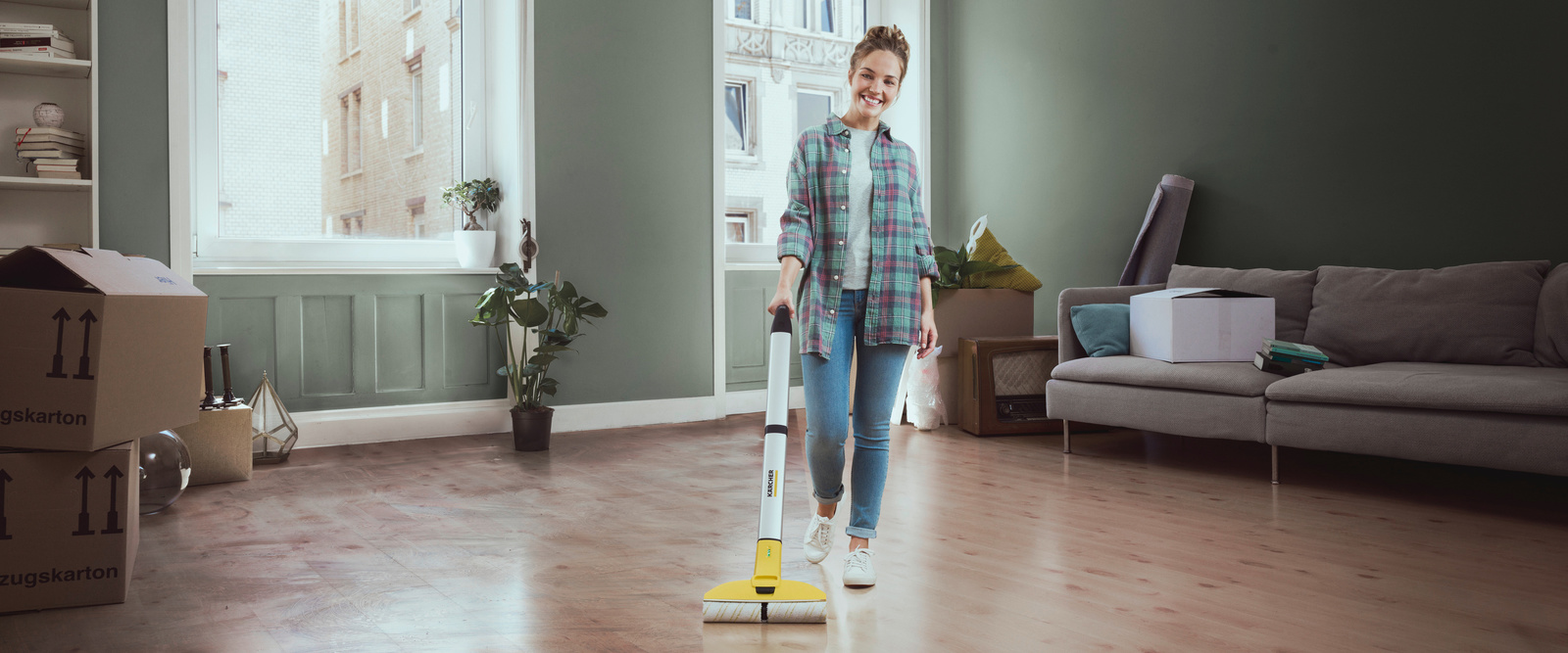 Einfache Holzbodenreinigung mit dem FC 3 Cordless Einfache Holzbodenreinigung mit dem FC 3 Cordless