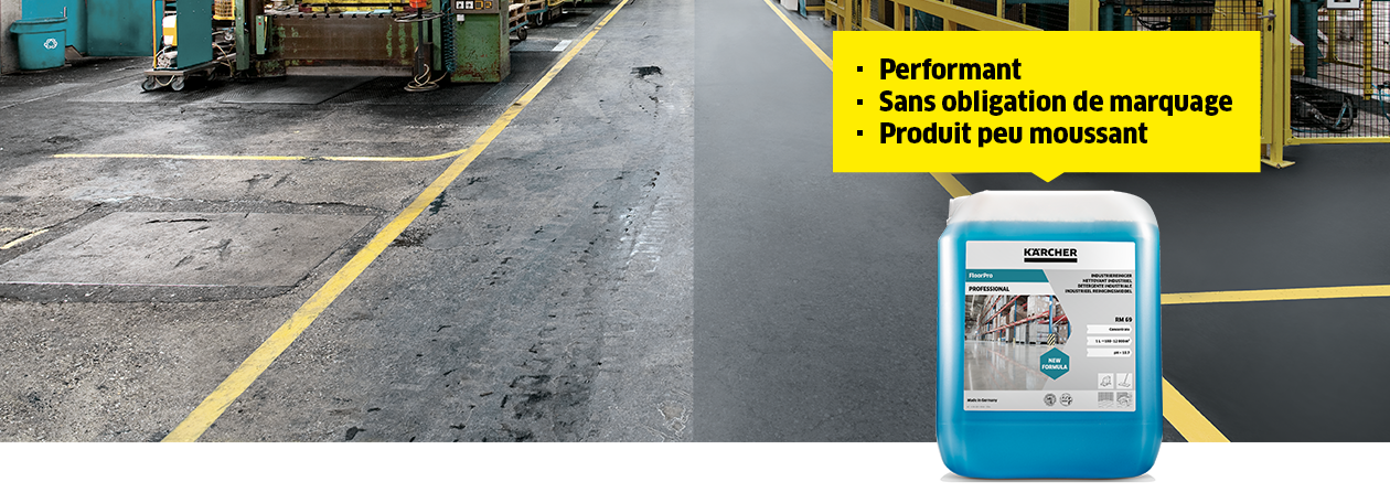 Détergent industriel FloorPro RM 69 Détergent industriel FloorPro RM 69