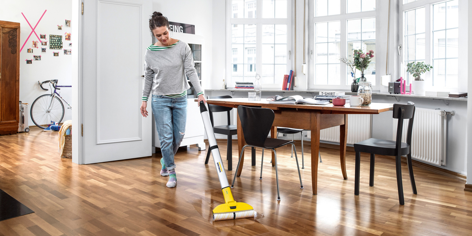 grindu valyuvas FC 3 Cordless Mergina valo grindis su FC 3 cordless