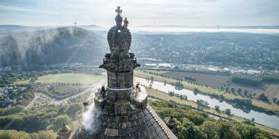 Emperor William Monument - Porta Westfalica, Germany Emperor William Monument - Porta Westfalica, Germany