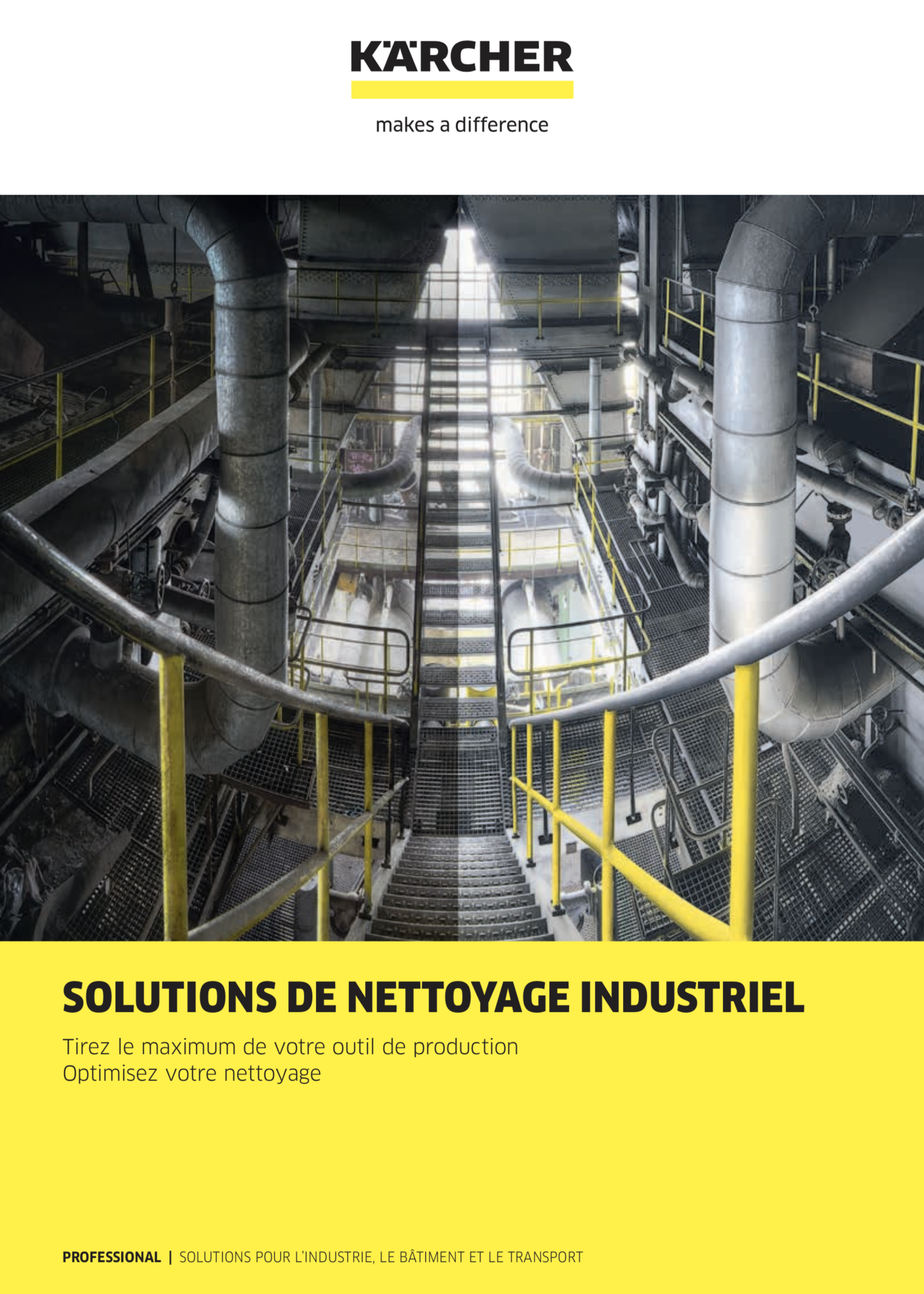 Couverture brochure Solutions de nettoyage industriel
