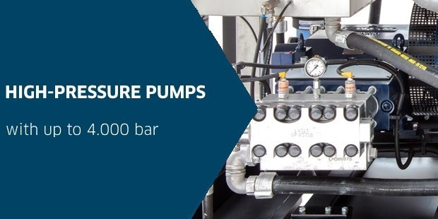 High-Pressure Plunger Pumps with up to 4.000 bar High-Pressure Plunger Pumps with up to 4.000 bar