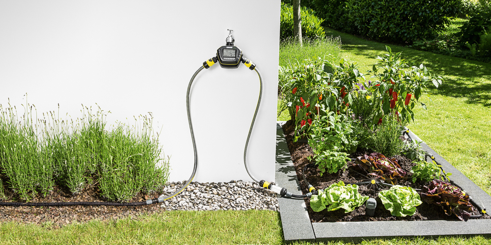Automatisierte Gartenbewässerung Automatisierte Gartenbewässerung