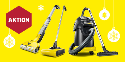 Kärcher Weihnachtsshopping Weihnachtsaktion im Kärcher Onlineshop und Kärcher Centern
