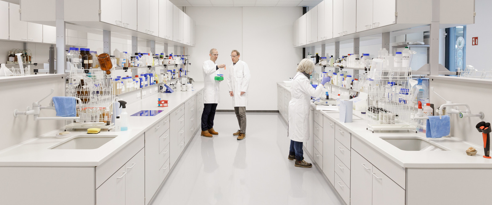 Reinigungsmittelproduktion bei Kärcher Reinigungsmittelproduktion bei Kärcher