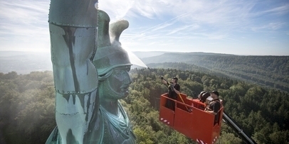Le monument d'Hermann – Detmold, Allemagne Le monument d'Hermann – Detmold, Allemagne