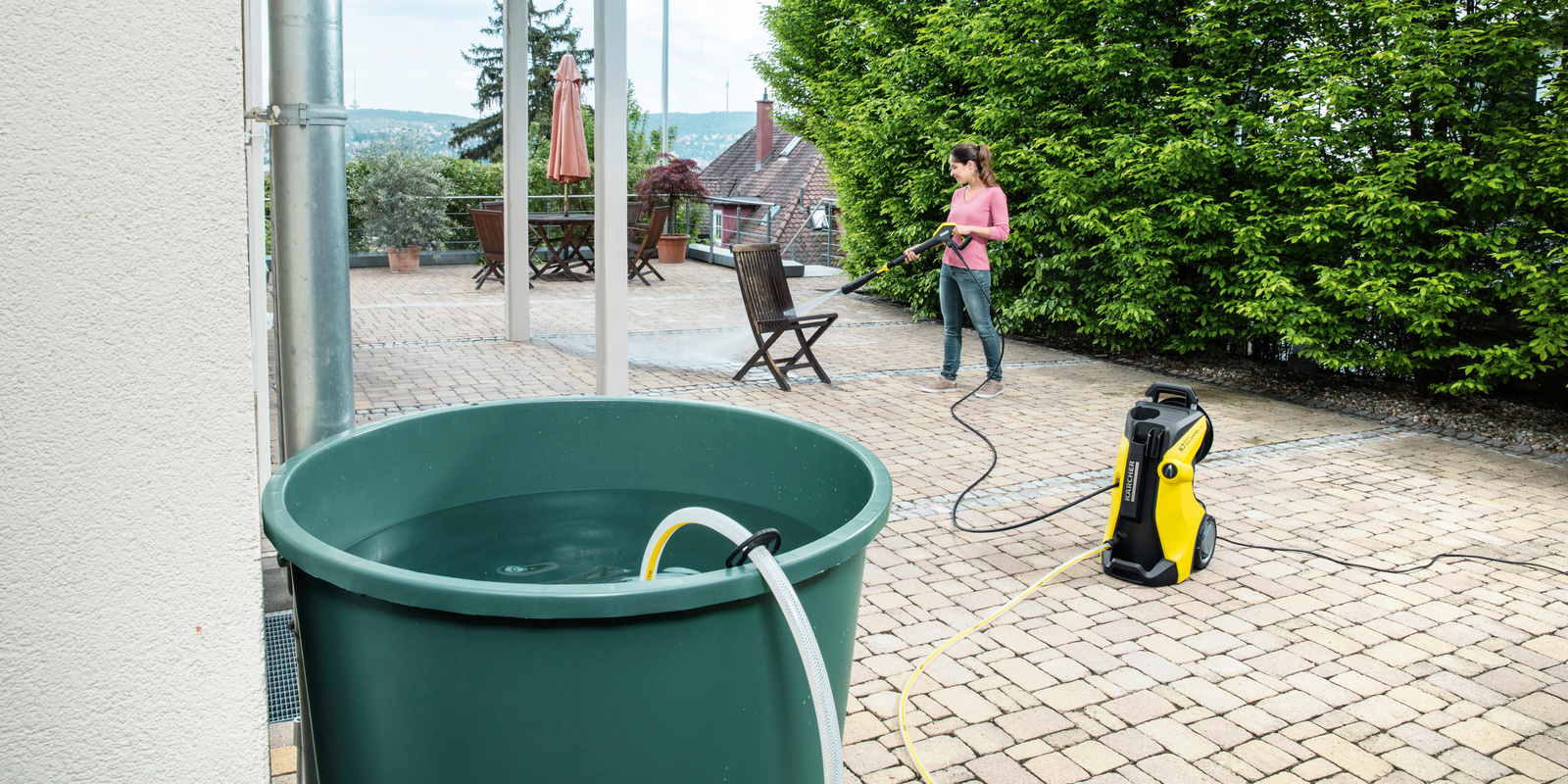 Karcher pressure washer water savings guide