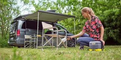 Camping material cleaning with the OC 3
