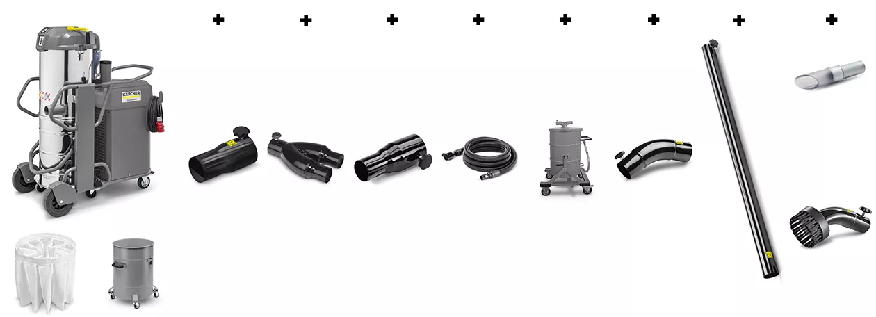 Industriesauger Standardzubehör neu