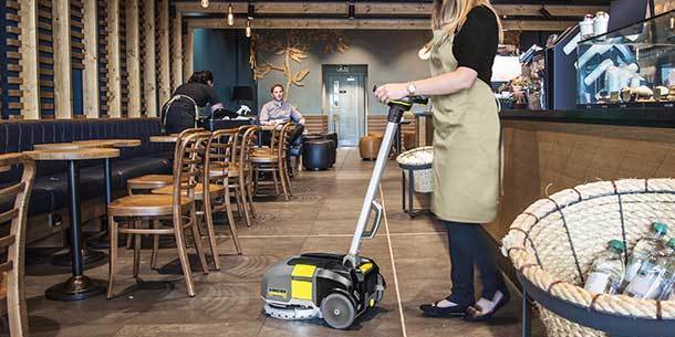床の清掃