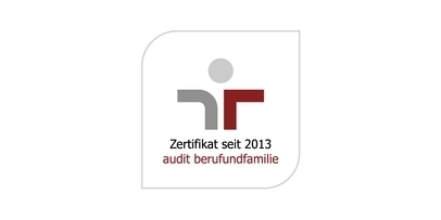 Zertifikat "audit berufundfamilie" (2015) Zertifikat "audit berufundfamilie" (2015)