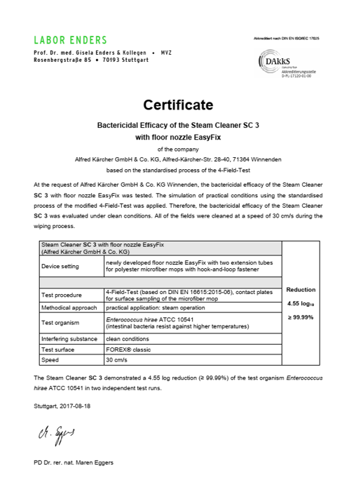SC 3 certificate