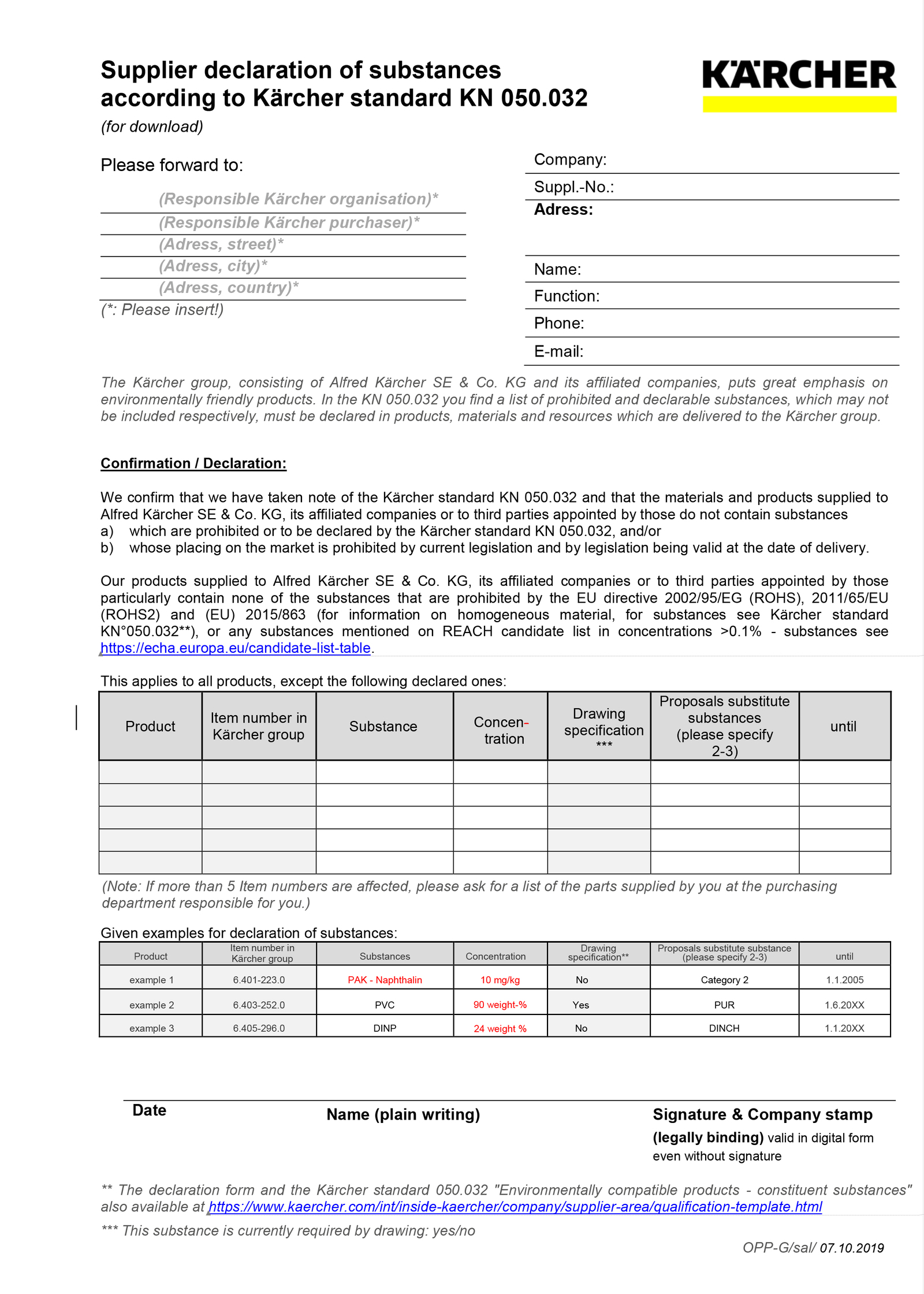 Declaration Form (Word)