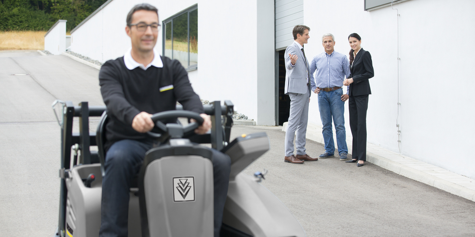 Kärcher Produktvorführung