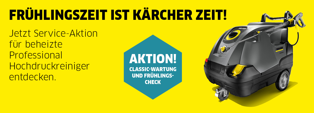 Service-Aktion Professional Hochdruckreiniger Service Aktion für Professional Hochdruckreiniger