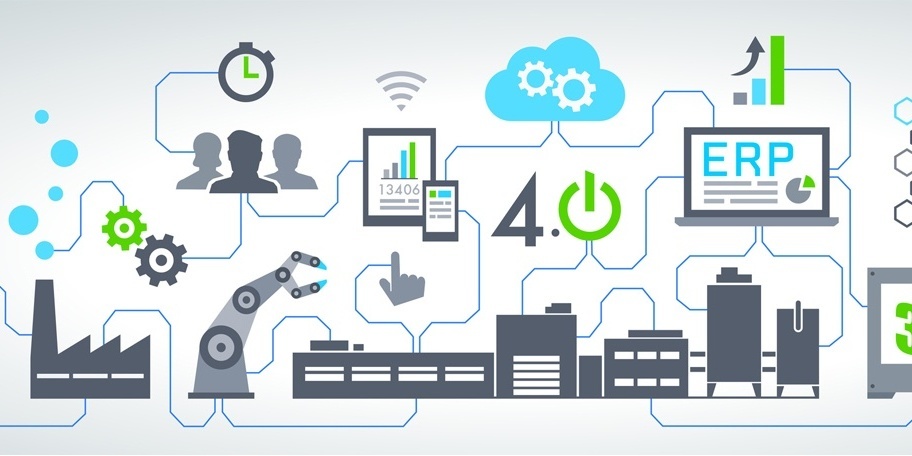 Dawn of the digital manufacturing world Illustration Dawn of the digital manufacturing world