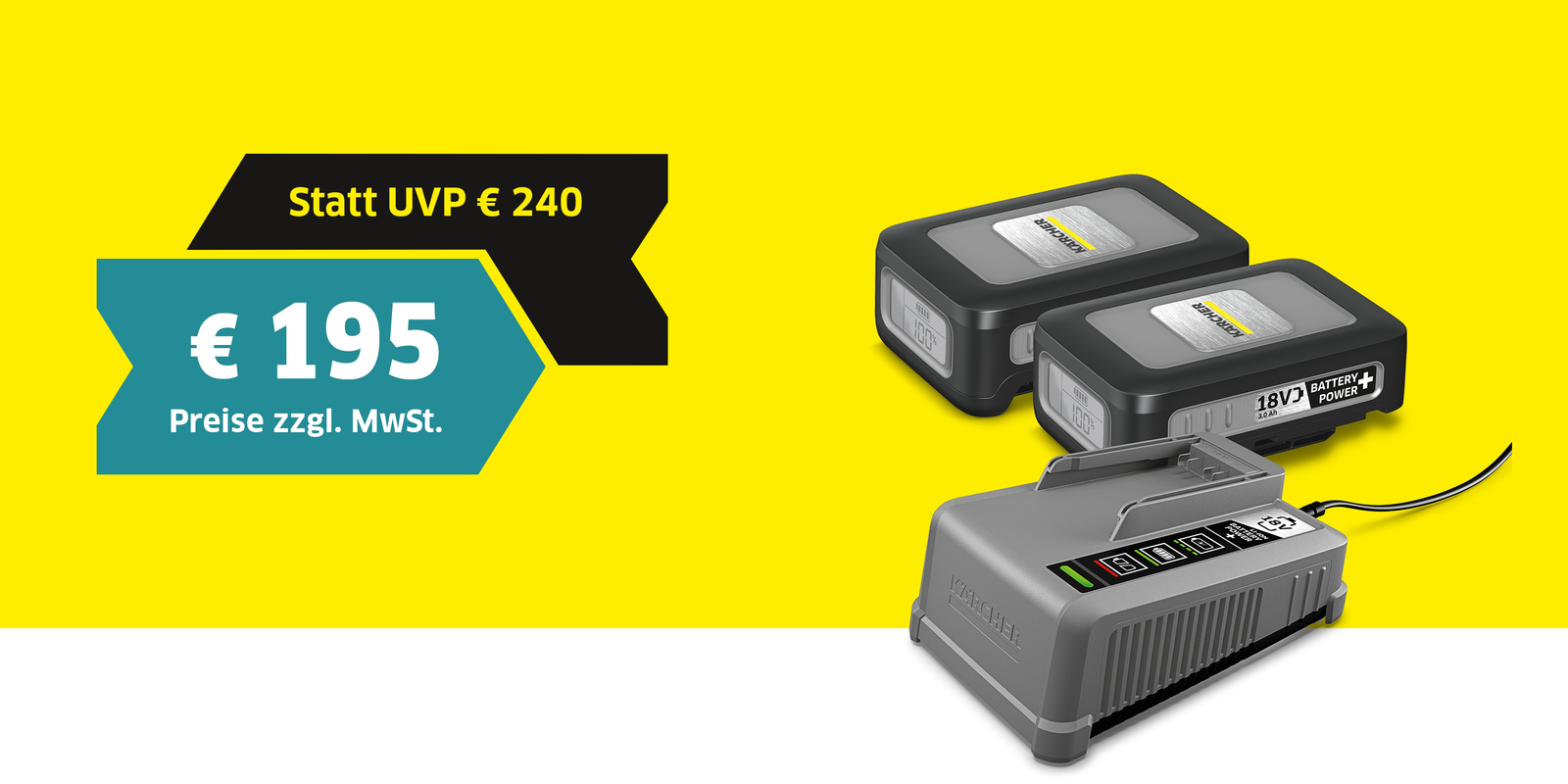 Kaercher Starter Kit Battery Power+ 18/30 Kaercher Starter Kit Battery Power+ 18/30