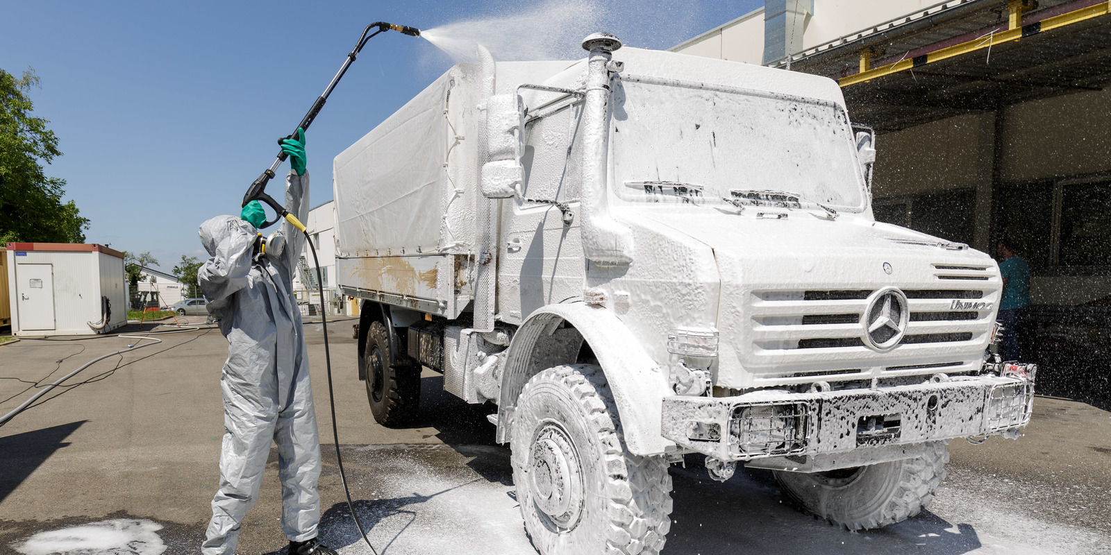 KärcherFuturetech的CBRN去污系统和化学代理