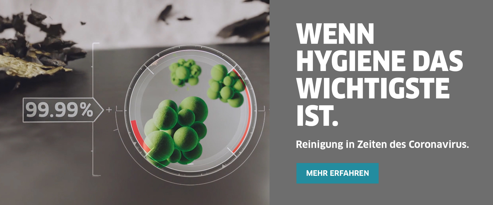 Wenn Hygiene das Wichtigste ist
