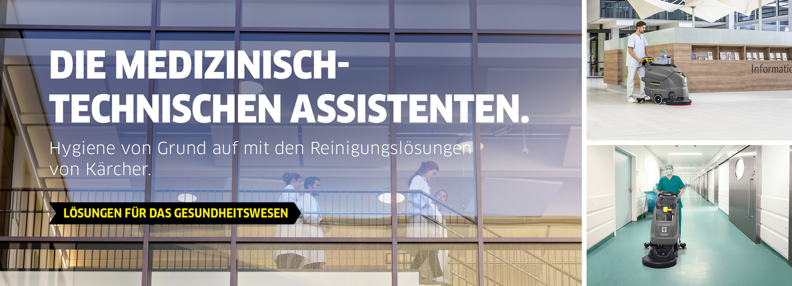 Hygiene von Grund auf mit den Reinigungslösungen von Kärcher. Hygiene Von Grund Auf Mit DenReinigungslösungenvonKärcher。