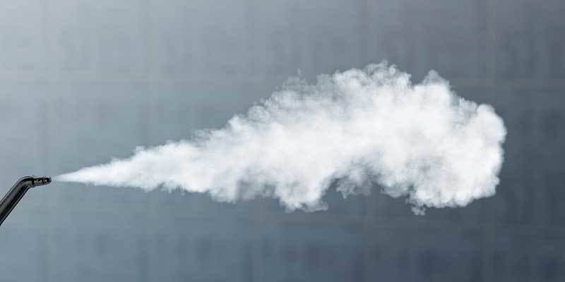 高温スチーム　除菌